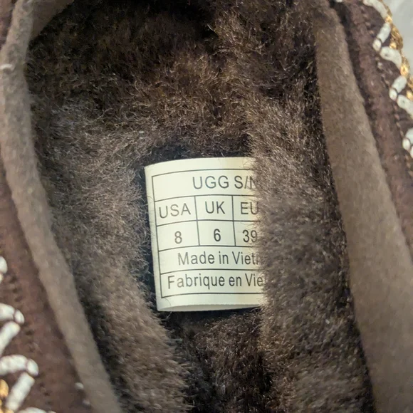 UGG Men's Brown Slippers - Picture 4 of 6